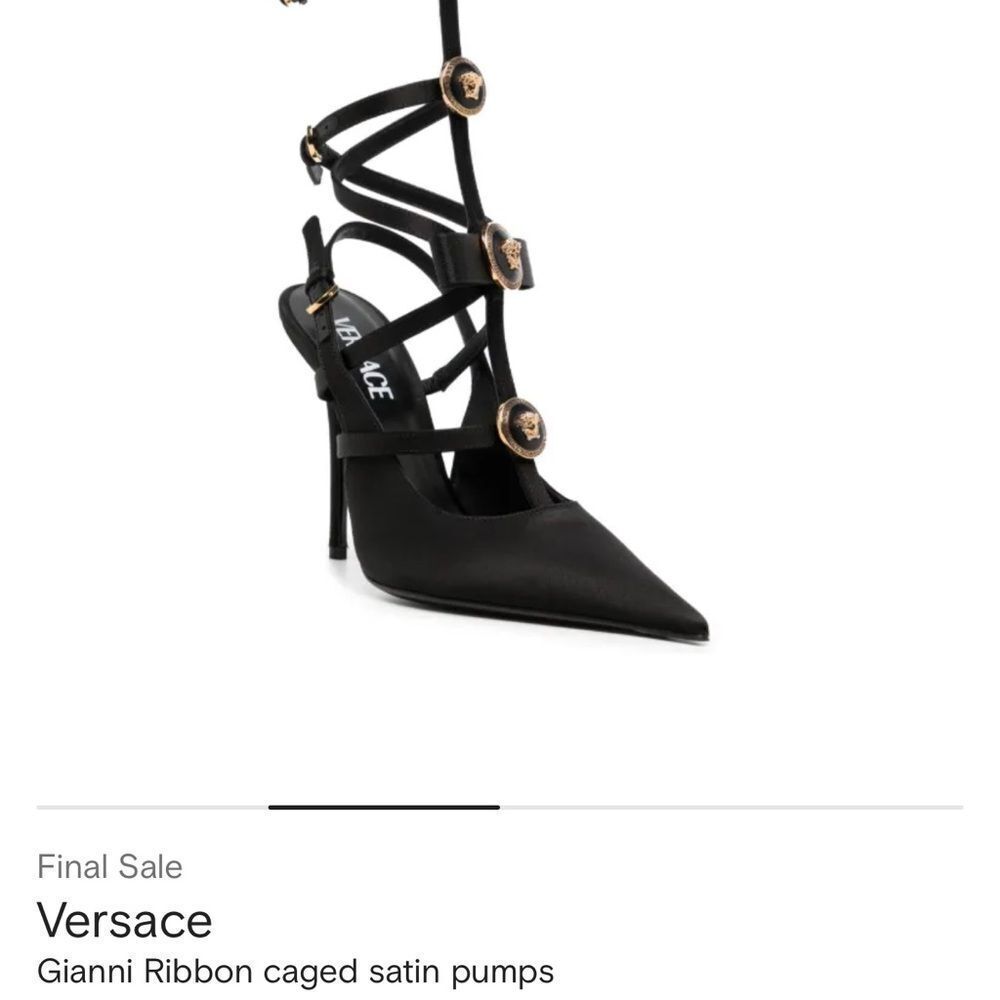 Versace Caged Pumps